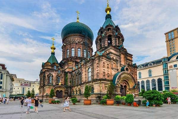 Harbin Saint-Sophia-Church เมืองฮาร์บิน เรียนต่อประเทศจีน เรียนภาษาจีน แคมป์ภาษา เที่ยวฮาร์บิน เที่ยวเซี่ยงไฮ้ เที่ยวประเทศจีน กับ A Plus เอพลัส