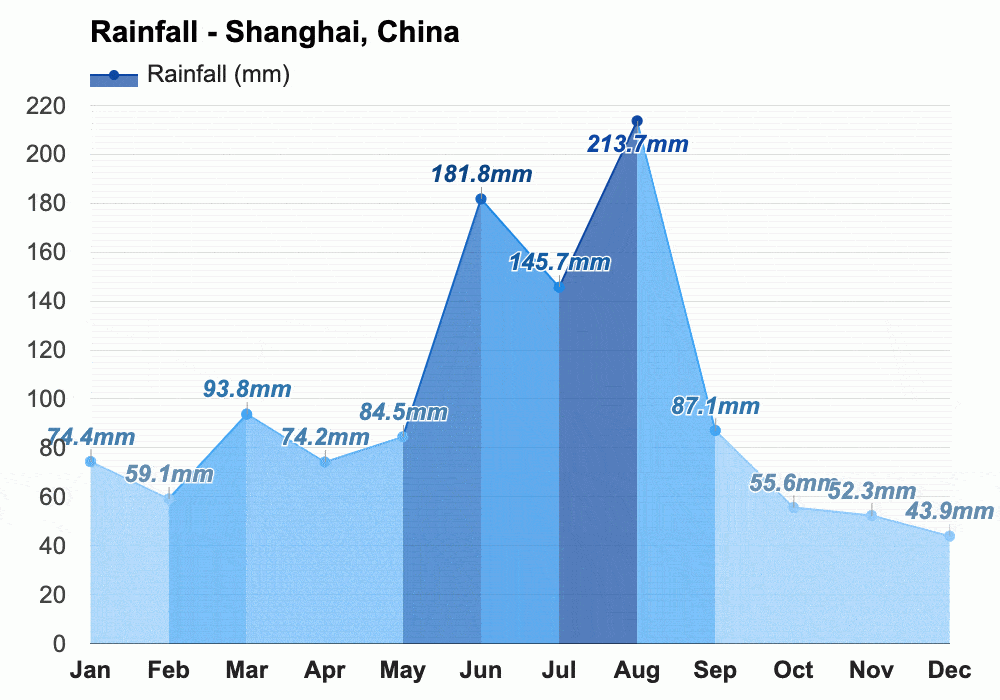 Shanghai rain สภาพอากาศเมืองเซี่ยงไฮ้ ฝนตก ปี 2024