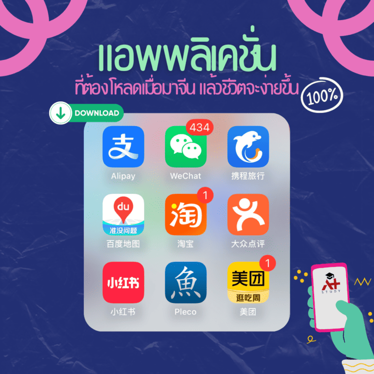 ไปจีนต้องโหลดแอปอะไรบ้าง 9 Application แอปพลิเคชั่นที่ต้องมีติดเครื่องตอนมาประเทศจีน